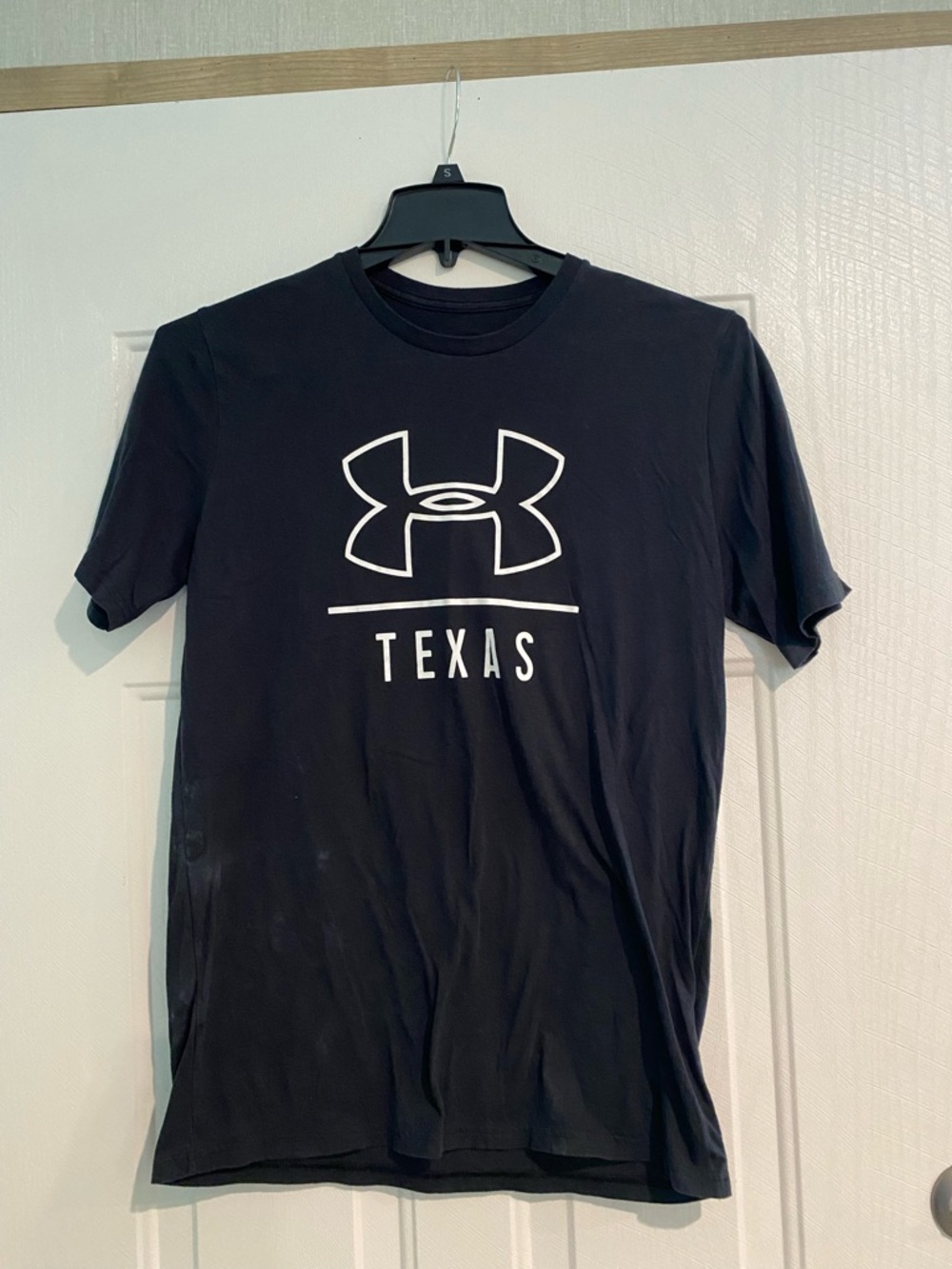 Under Armour Black Short-Sleeve Texas Logo Tee